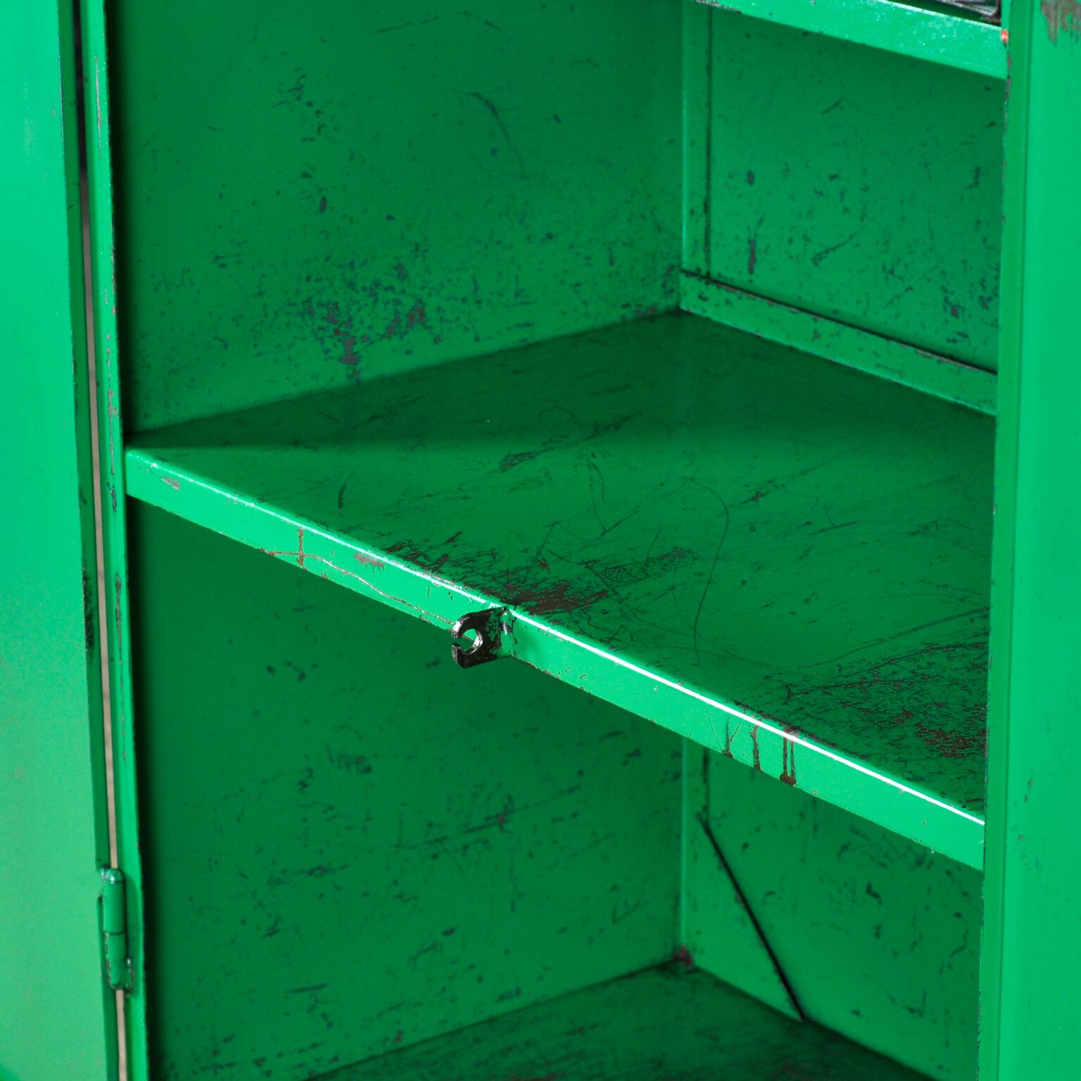 Industrial wrought iron cabinet, 1960s