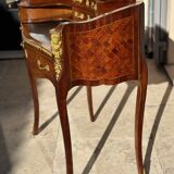 Sublime mid-tier Transition style desk, inlaid, 19th century