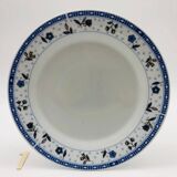 6 Assiettes à dessert en porcelaine « Chriss G. Collection ».