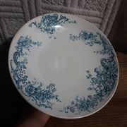 Standing dish 1900 Iron Earth service Anemone