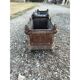 Pair of cast iron planters from 1900 in Charleville-Mézières
