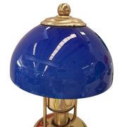 Set di 5 Lampade Vintage stile Nautico – Ottone e Vetro Colorato – 23cm