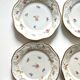 10 assiettes en porcelaine fleurie, veb r reichenbach