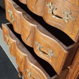 Small oak cabinet with 5 drawers