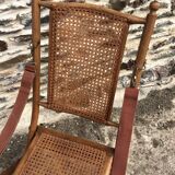Wooden deckchair