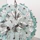 Mid century glass sputnik chandelier, 1970s