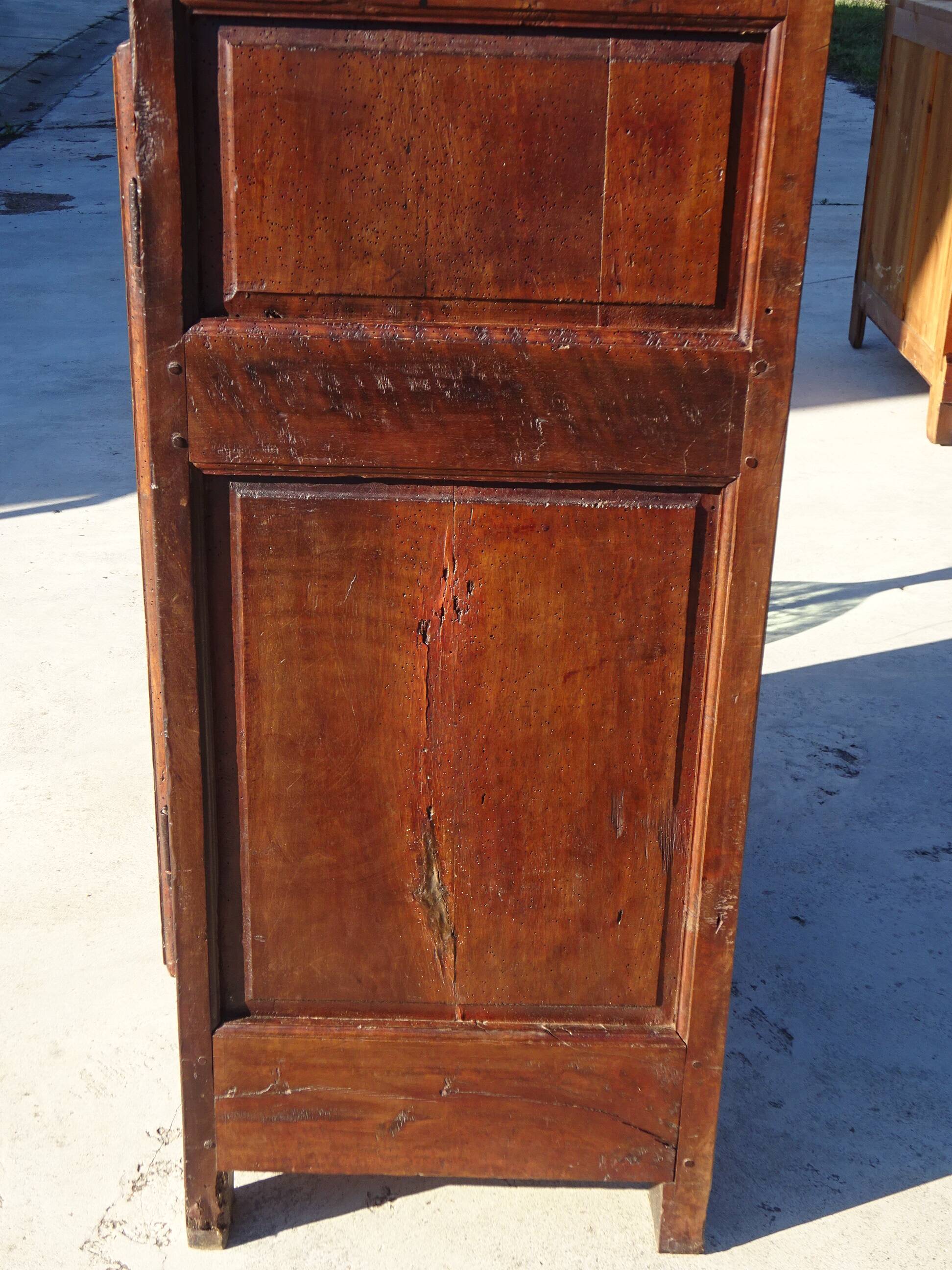 Antique walnut wedding sideboard