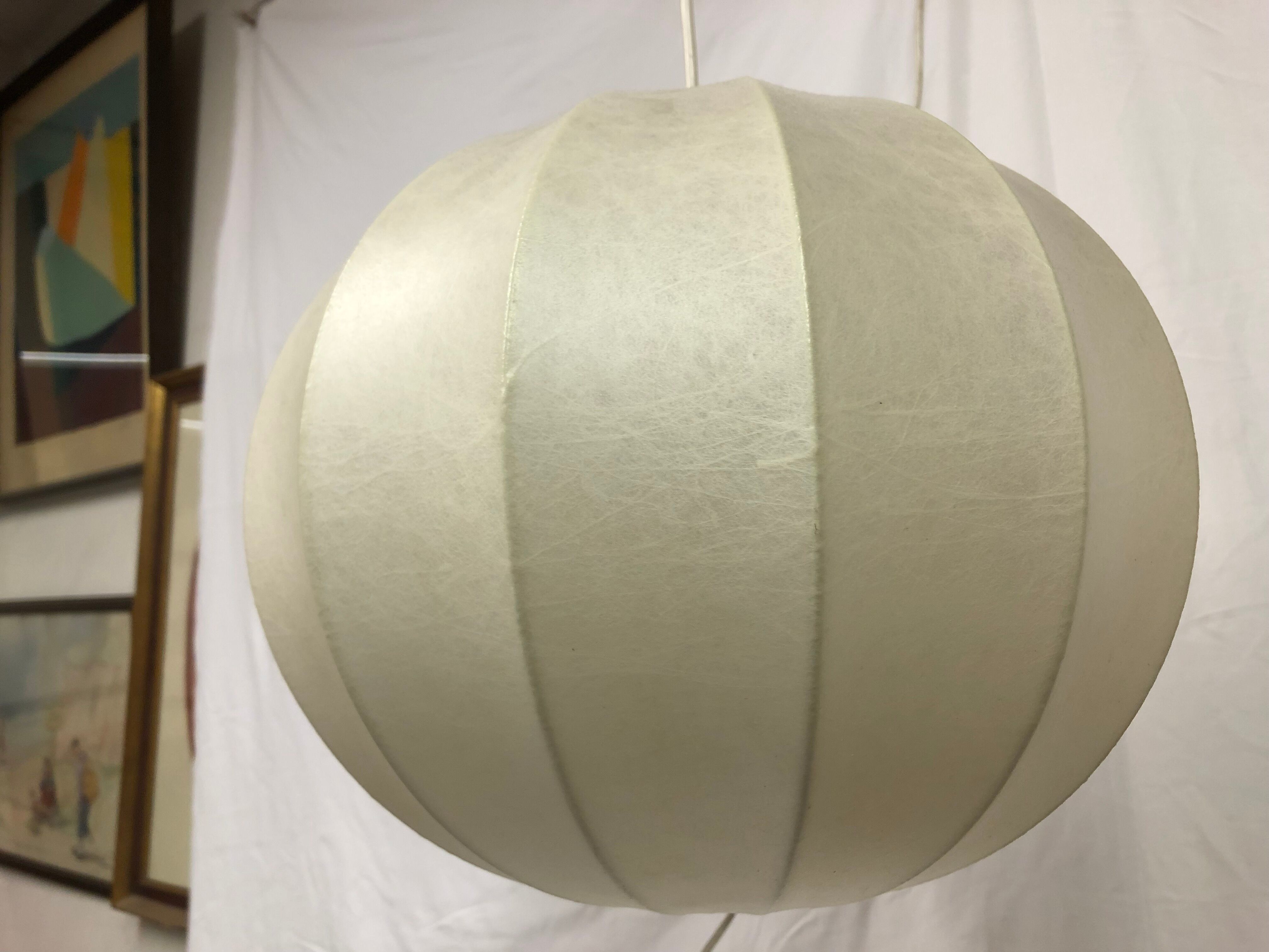 Cocoon hanging lamp Italian design 60