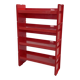 Etagère modulable Jeep rouge par De Pas, D'Urbino & Lomazzi pour BBB 1970