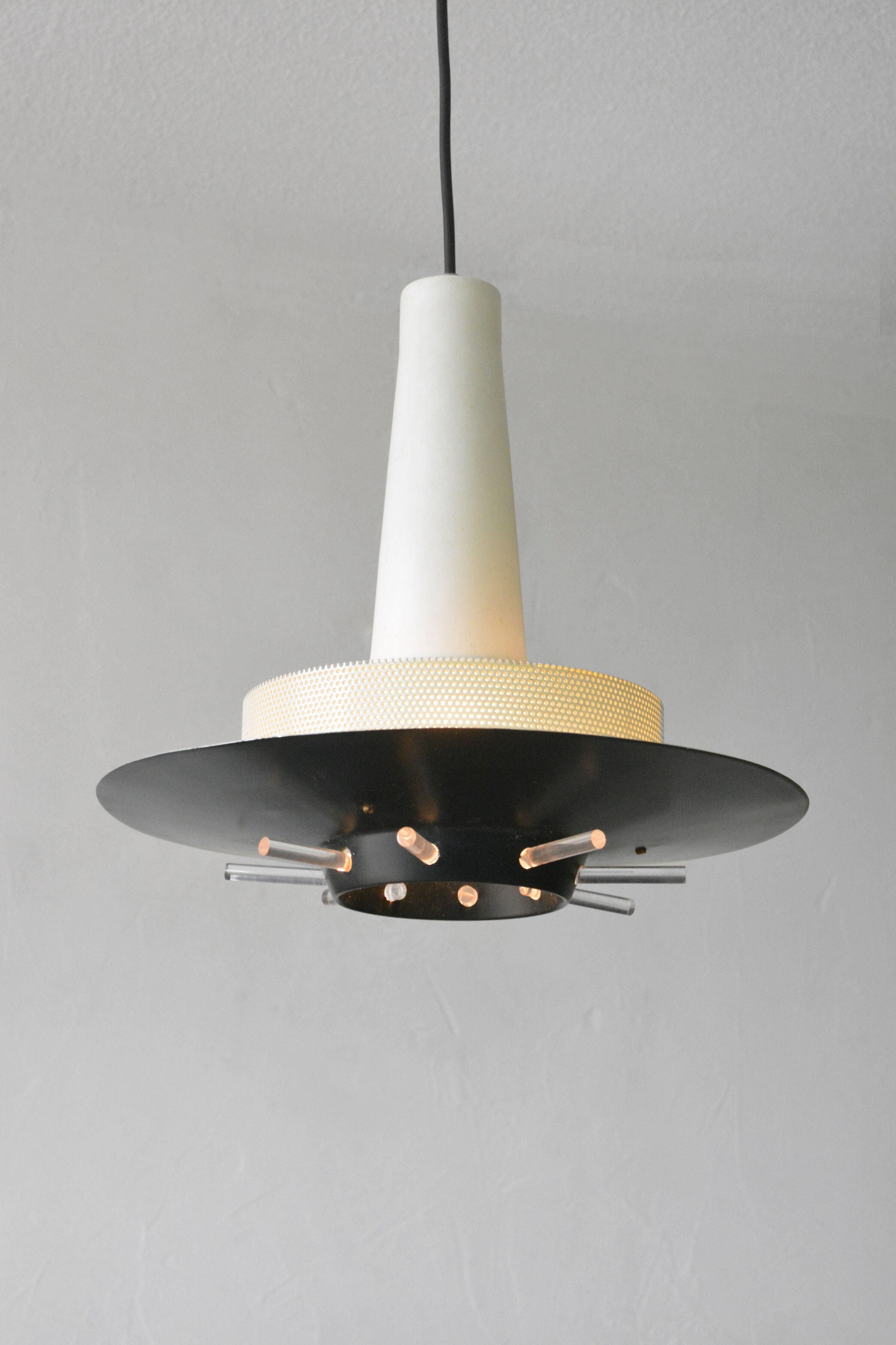 Pendant lamp by Hiemstra Perfolux 50s