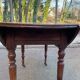 Oval extendable table with leaves Louis Philippe in solid wood, 19th century, with drawer.