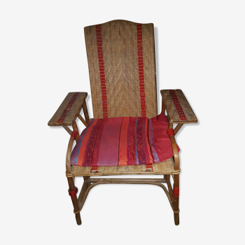 Early 20th century rattan chair