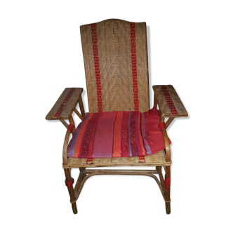 Early 20th century rattan chair