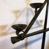 Candélabre en fer forgé