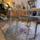 Kartell TopTop Table Philippe Starck – white glass – iconic design