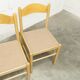 Modernist convertible oval table set and 4 matching chairs 1990