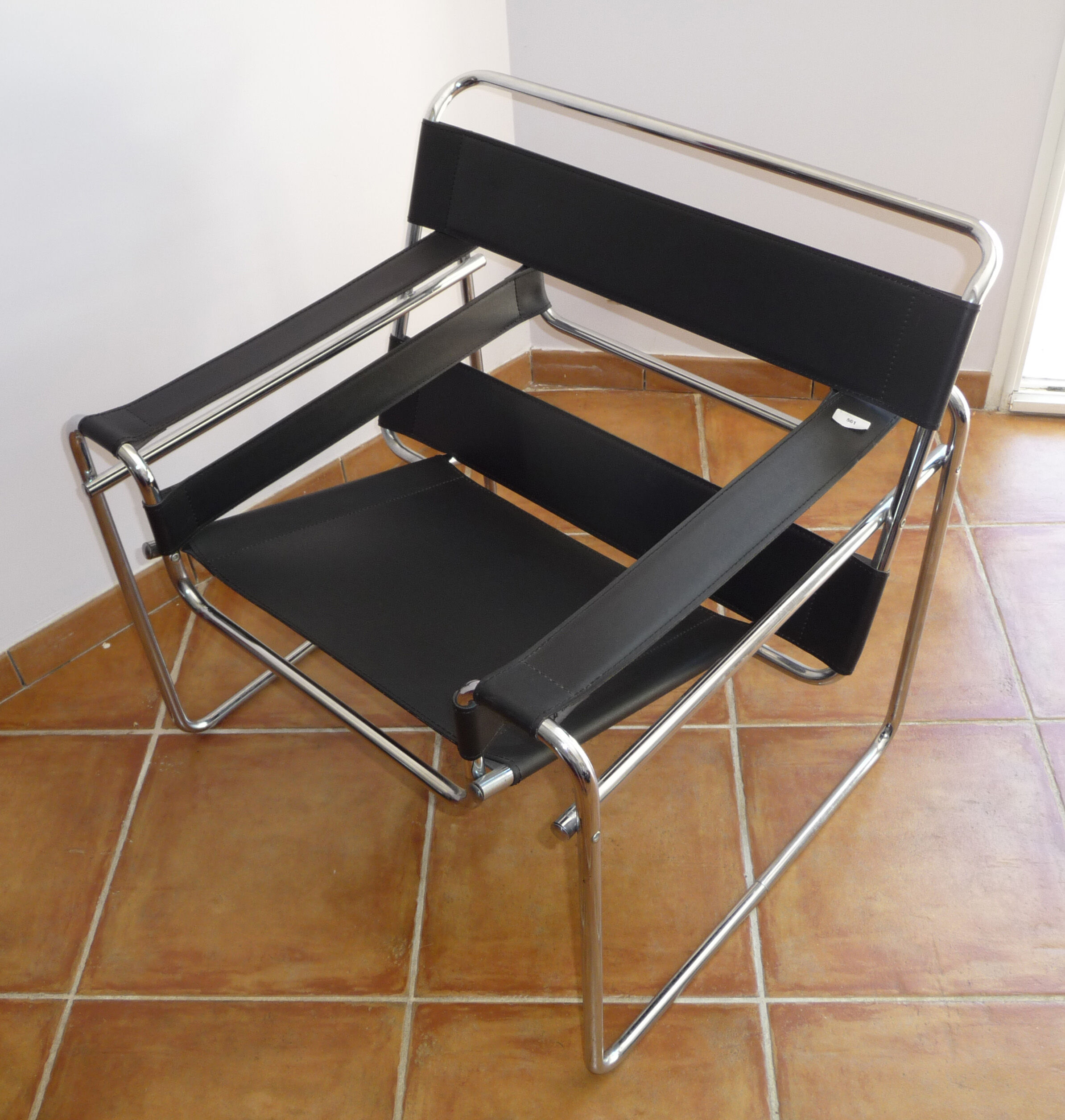 Wassily B3 armchair designed by Marcel Breuer