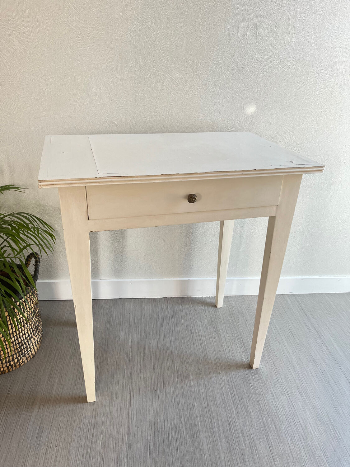 Small patinated wooden table