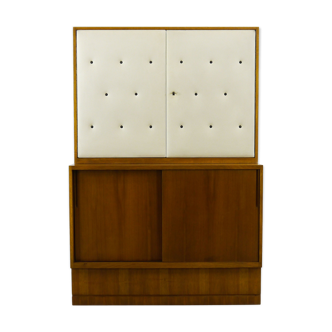 Sideboard-Highboard with Bar by Franz Ehrlich for DW Hellerau, Bauhaus