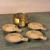 Brass ashtrays