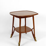 Pedestal table "Olga" by Louis Majorelle in mahogany, France, circa 1900