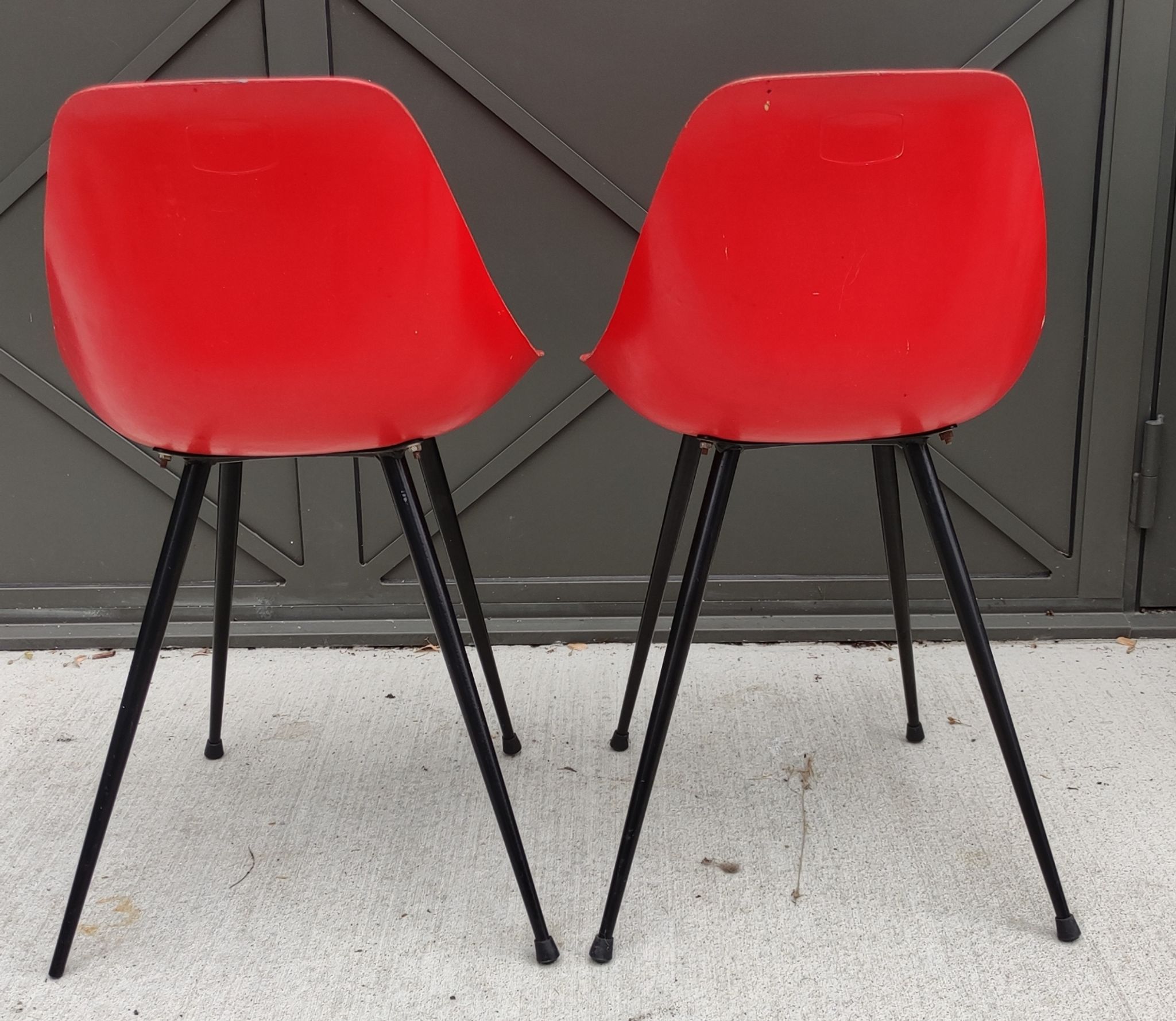 Pair of design chairs 1950s