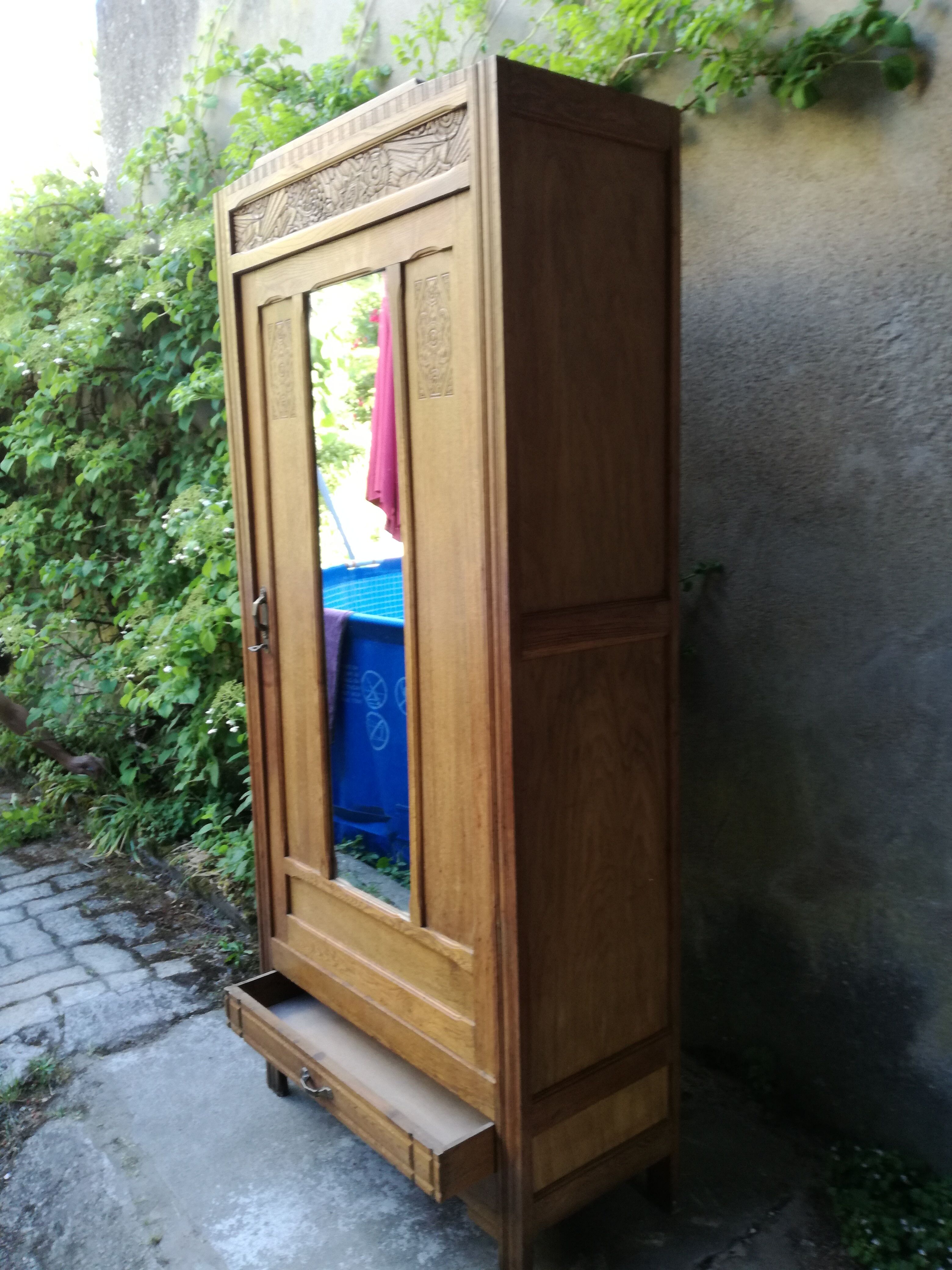 Art Deco Parisian wardrobe from the 1930s
