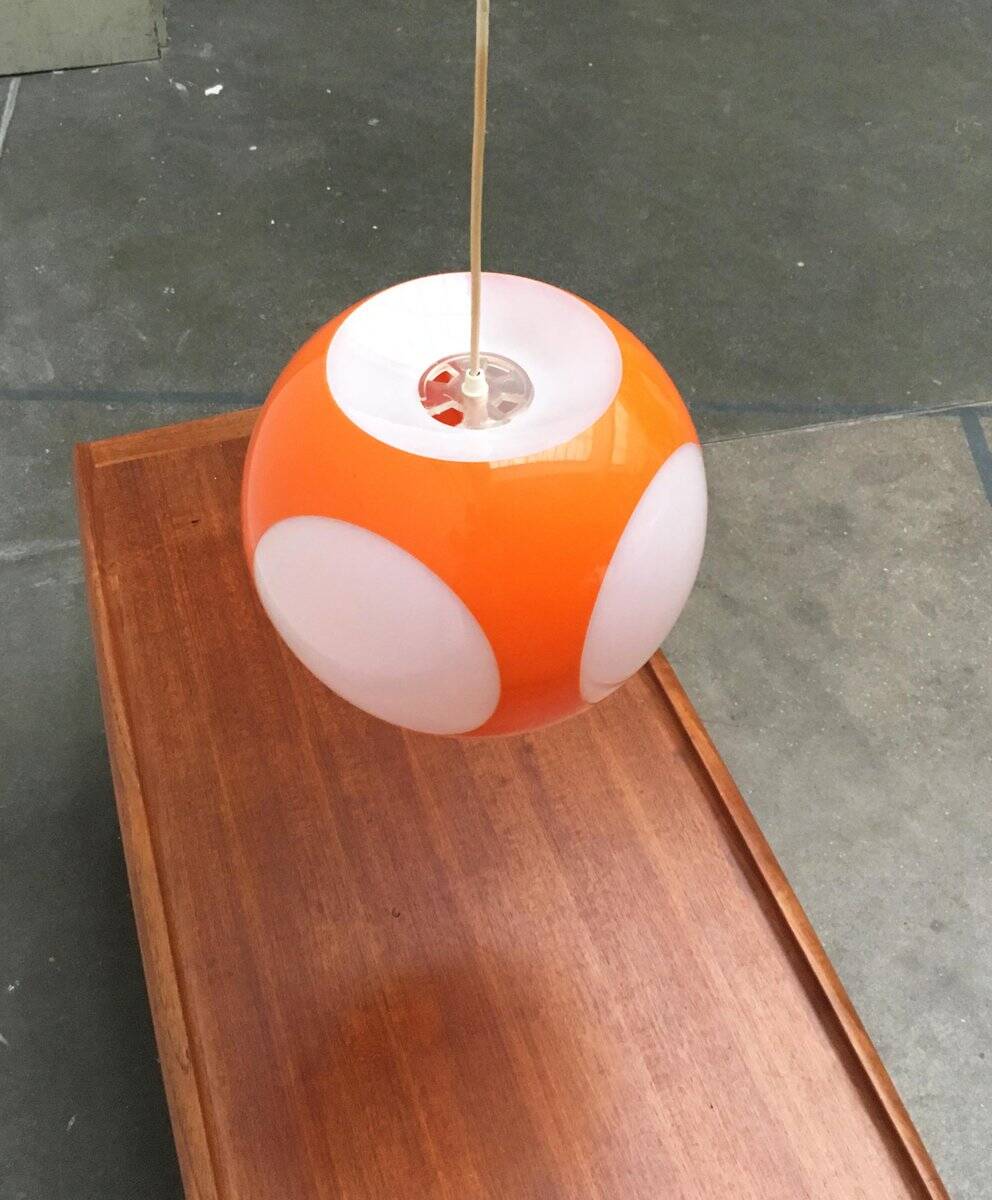 Vintage UFO lamp from the space age attributed to Luigi Colani.