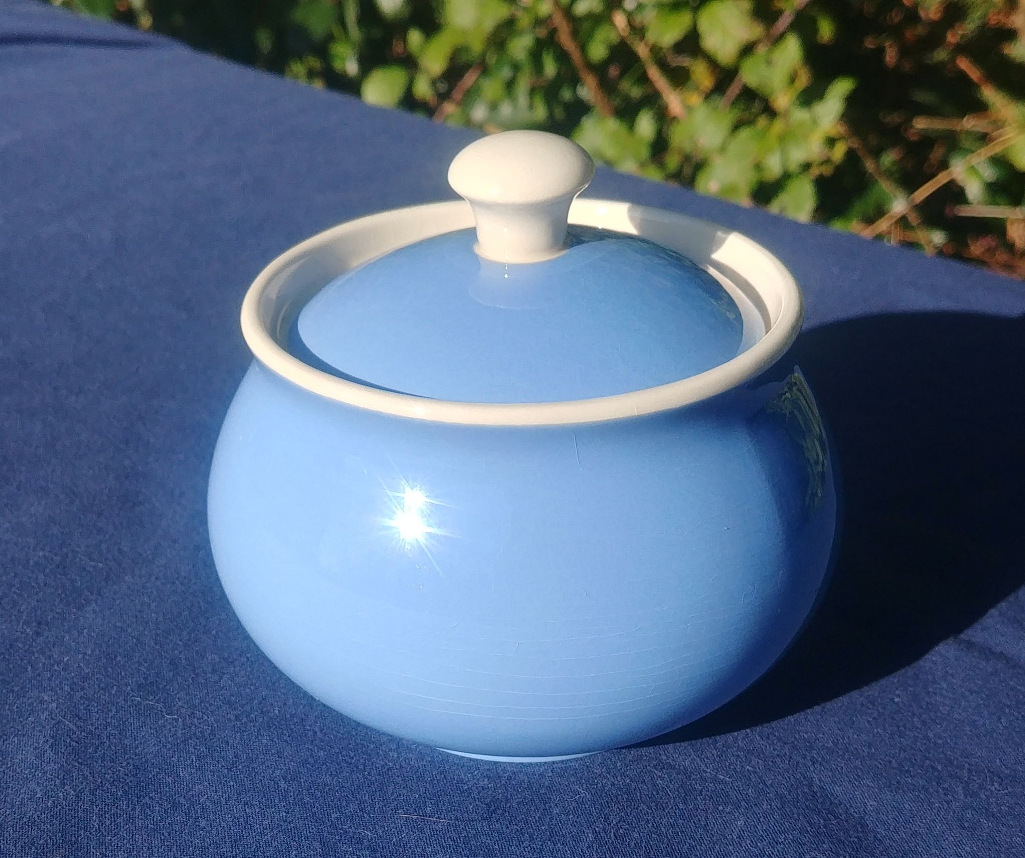 Sweeten Villeroy & Boch Mettlach Vintage soft blue color 50s/60s