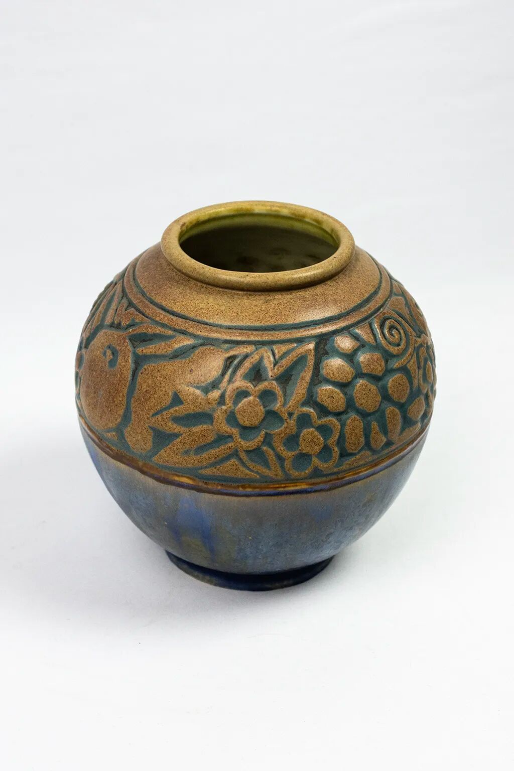 Vase boule art déco — Mougin & Gaston Ventrillon (Nancy)