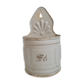 Salt enamelled pot