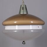 VINTAGE 1970S CHANDELIER IN TORTORA PLEXIGLASS, ITALIAN DESIGN