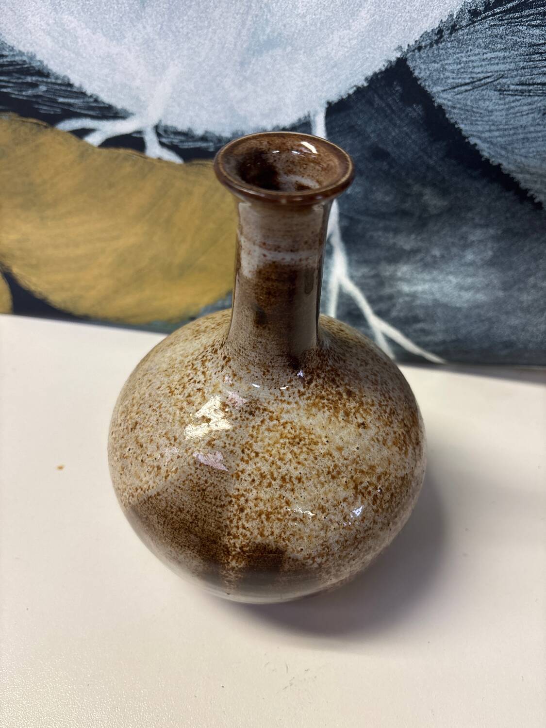 Vintage stoneware vase