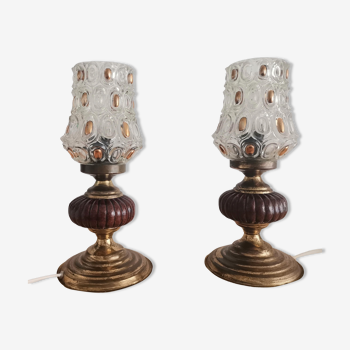 Paire de lampes de chevet