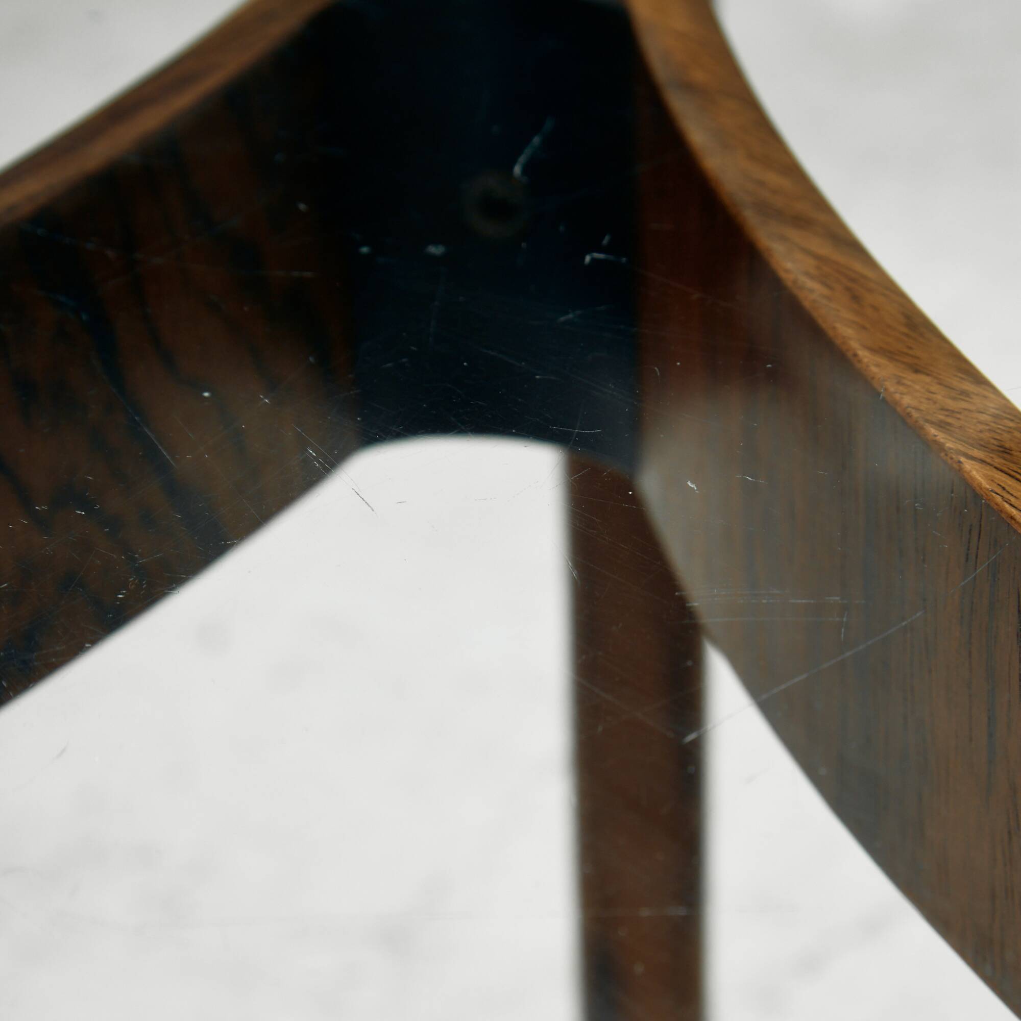 Coffee table in rosewood restored by Sven Ellekaer for Christian Linneberg Møbelfabrik.
