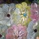 Amazing Vintage Multicolor Murano Glass Flower Chandelier by Seguso