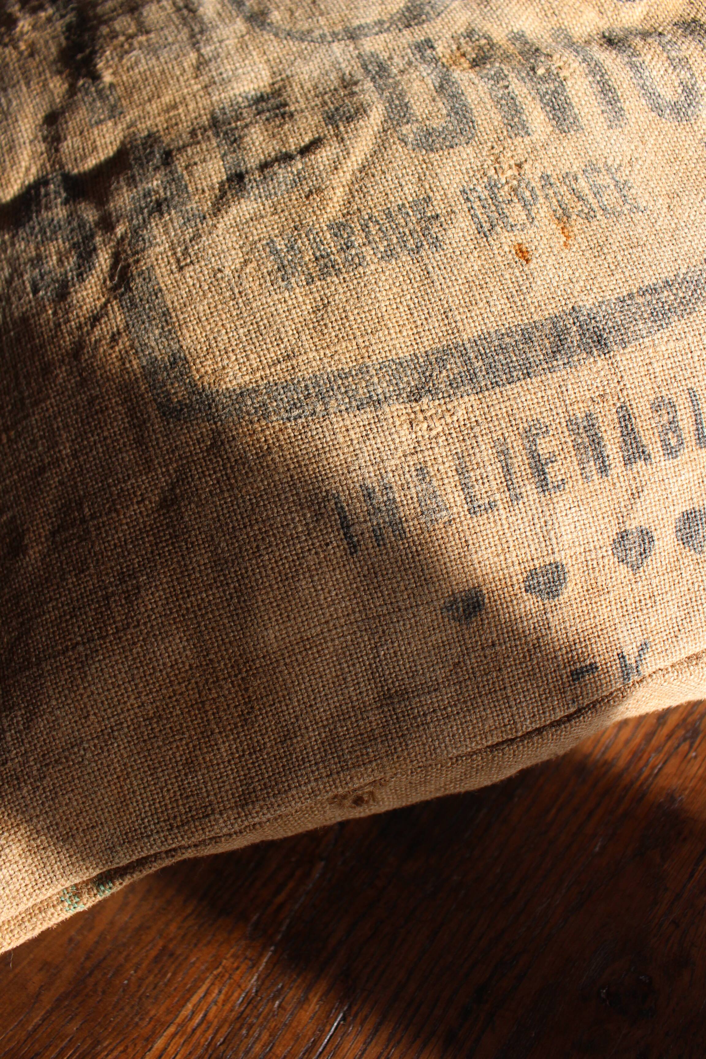 Burlap Cushion