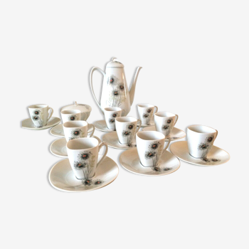 Café service signed Raynaud Limoges 50-60