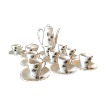 Café service signed Raynaud Limoges 50-60