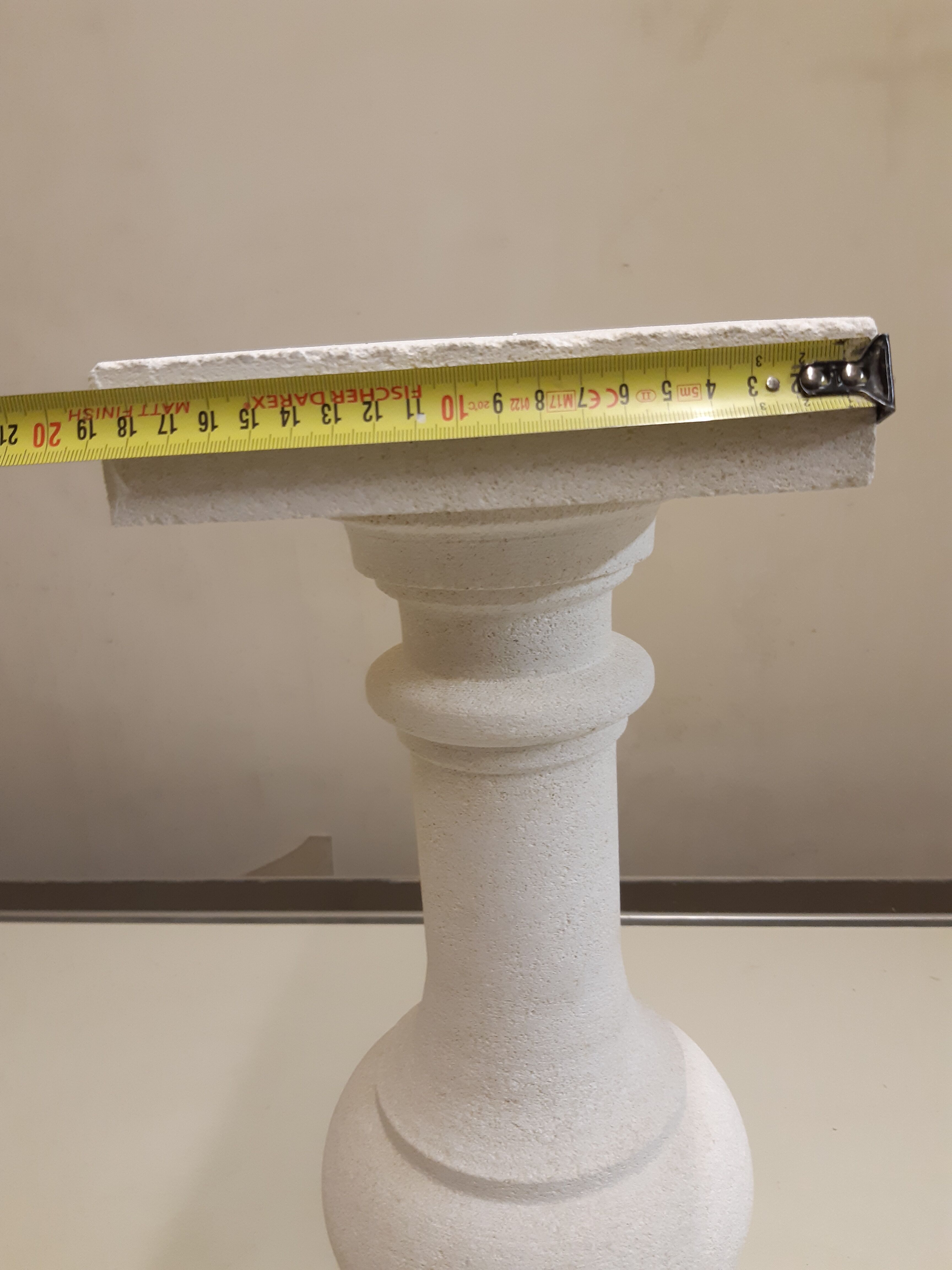 Natural stone baluster
