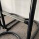 Set of 6 tubular stools with faux leather, 1970s-1980s.