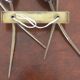 Paire d'appliques en bronze 1960