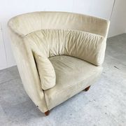 Vintage highback lounge chair by Ligne Roset, 1990s