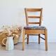 Antique upholstered wooden chair