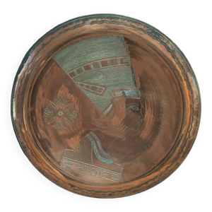 plateau à thé égyptien - cuivre