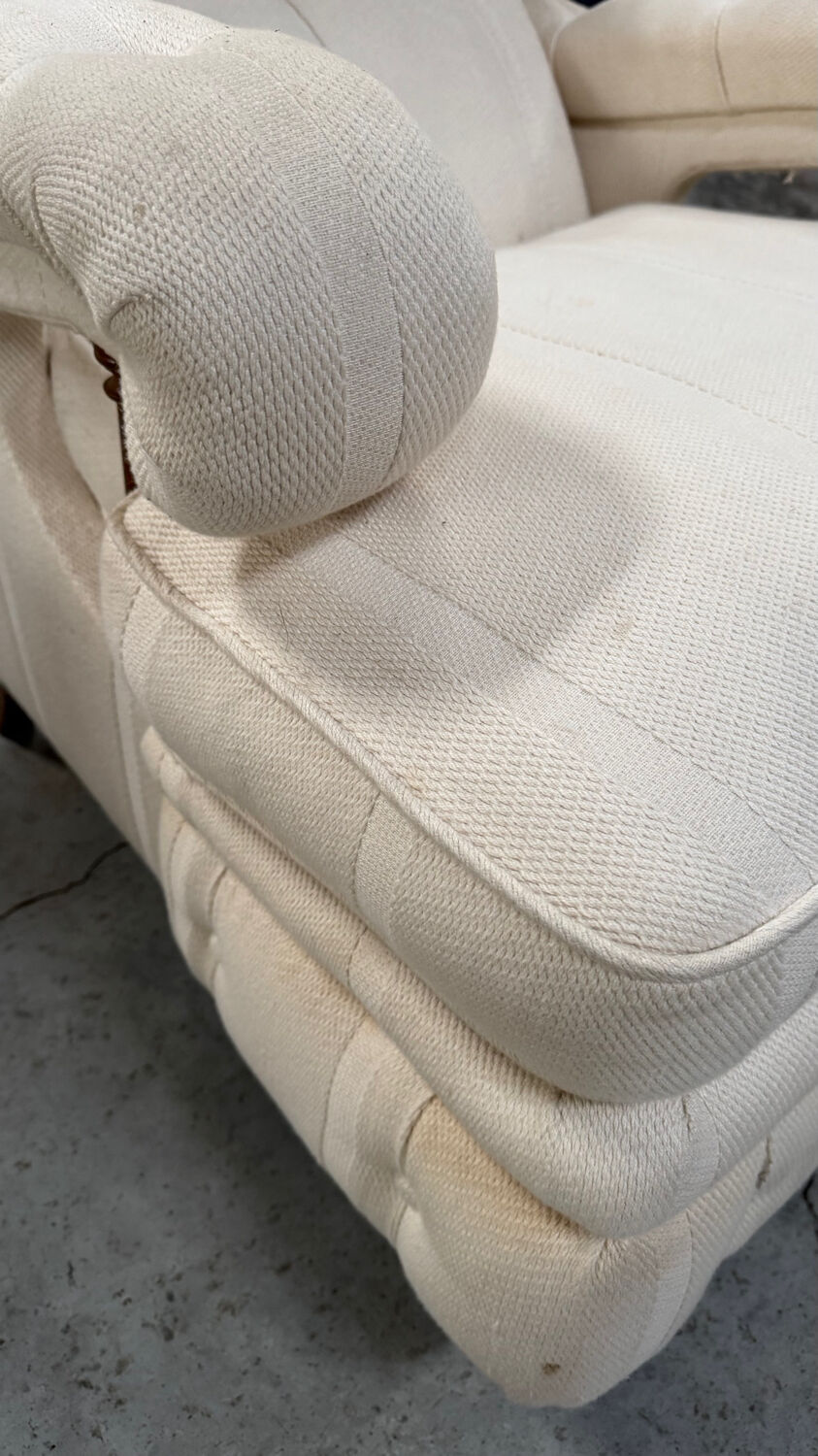 Vintage wingback armchairs