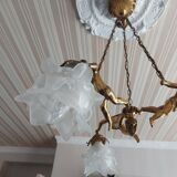 Bronze chandelier cherubs 3 fires , cherubs ( putti )