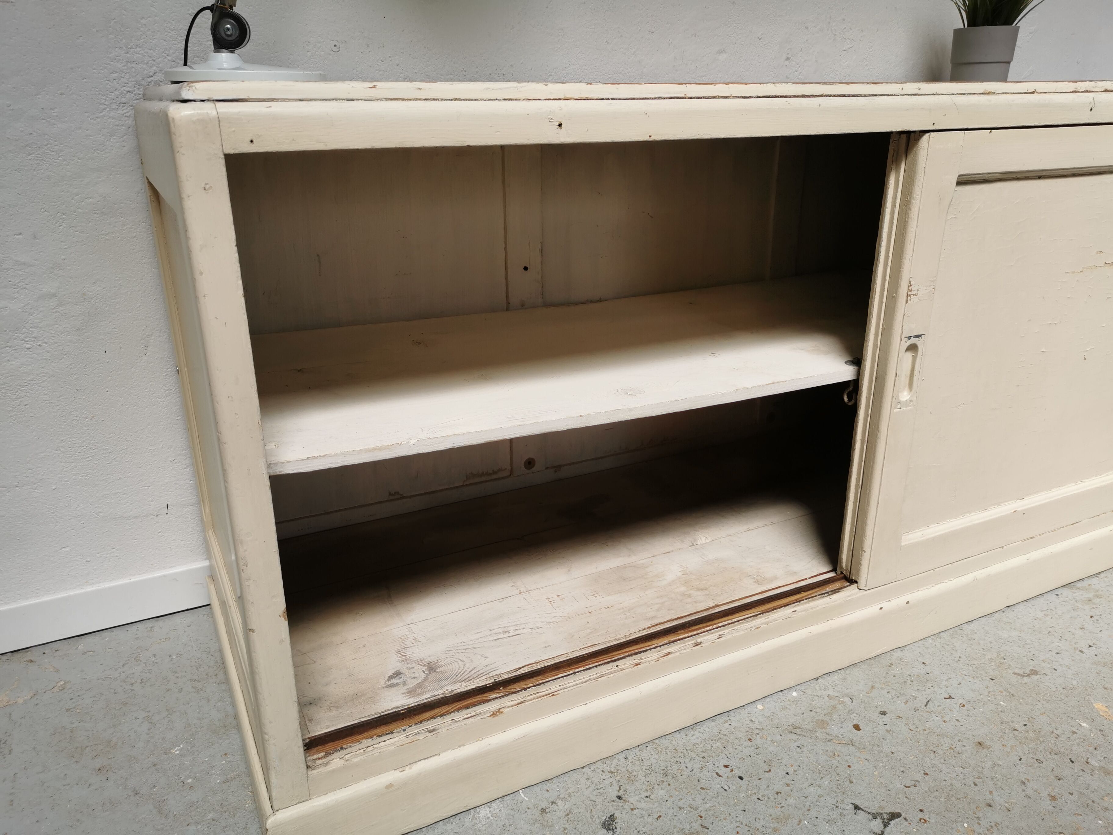 Meuble de métier comptoir vintage