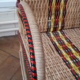 Rattan armchair for children