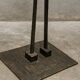 Designer iron coat rack – Unique sculptural piece